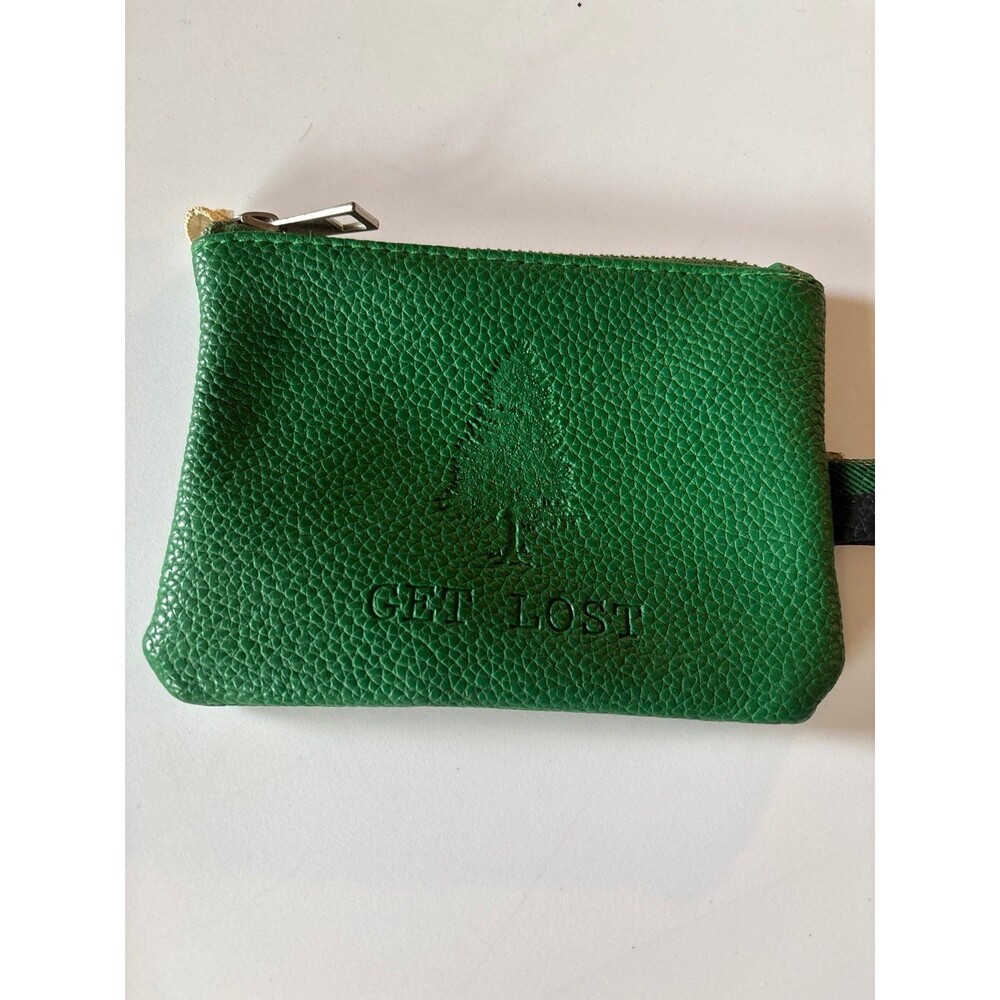 Get Lost Leather zipper pouch change bag